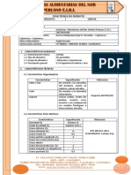 Ficha Tecnica de Lenteja