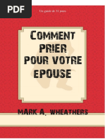 Comment Prier Pour Votre Épouse - Mark A Weathers