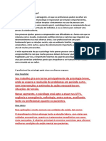 O Papel Do Psicólogo Dentro Do Contexto Social