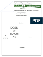 Dossier Machine