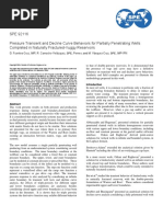 SPE DL 33 SPE 092116 (Camacho) Pressure Transient and Decline Curve Behaviors Par Pen Wells Completed NF Vuggy Reservoirs