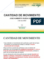 Cantidad de Movimiento