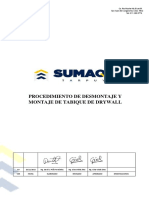 77 - Procedimiento de Desmontaje y Montaje de Tabique de Drywall