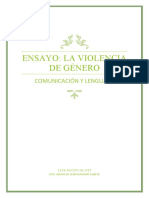 Violencia de Género Ensayo Mío Terminado