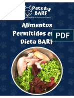 Alimentos Permitidos en La Dieta BARF