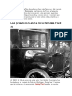 Los Primeros 5 Años en La Historia Ford: Tío Progas