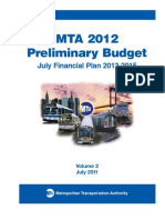 MTA July 2011 Financial Plan Vol 2