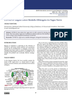 COVID-19 Targets Lower Medulla Oblongata Via Vagus Nerve