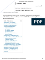 Streak Plate Method - Principle, Types, Methods, Uses