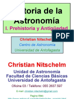 Historia de La Astronomia Antigüedad