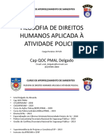 Filosofia de Direitos Humanos Aplicada A Atividade Policial