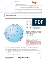 Ficha de Avaliação Sumativa: / Geografia 7.º Ano