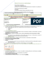 Medidas de Frecuencia en Epidemiología