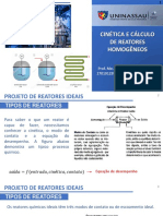 Aula 8 - Projeto de Reatores Ideais