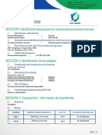 Hoja de Seguridad GMC BLUE