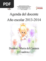 Agenda Del Docente CARMEN CUADROS