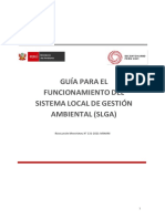 Guia Sistema Local de Gestión Ambiental - SLGA PDF