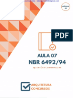 Aula 07 - NBR 6492 - 94 - Questões Comentadas