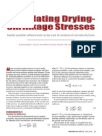 CI - Calculating Drying Shrinkage Stresses