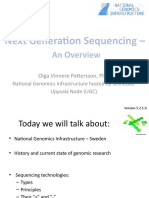 Next Generation Sequencing - : An Overview