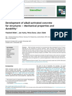 Jurnal Vlastimil Bilek 2015 - Development of Alkali Activated Concrete