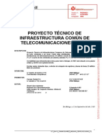 Proyecto de ICT para 1 Bloque, 5 Plantas, 8 Viviendas y 1 Local 2005 (Real)