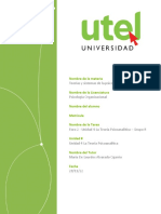 FORO 2 - SEMANA 4 - Unidad 4 La Teoría Psicoanalítica