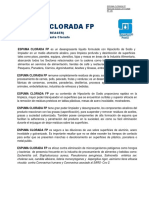 Espuma Clorada FP - Ficha Técnica