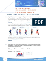 Solucionario Tercer Simulacro Ciencias 5° SM 2022