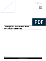 Caterpillar - Especificaciones de Lubricantes SEBU6250 y Oil Analysis