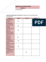 Rúbrica de Autoevaluación Parcial 2