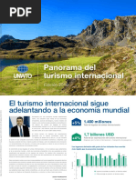 Panorama de Turismo Internacional Omt 2019