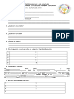 Evaluación Primera Comunión 2022