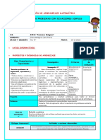 4° Ses Miér 19 Resolvemos Problemas Con Ecuciones Simples Prof. Yessenia FB Maestras de Primarias Unidas 933623393