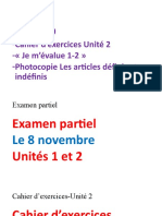 Grammaire 1 - UNITE 2D (1er Nov. 2022)