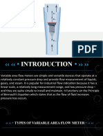 Variable Area Flowmeter