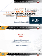 Module 1 (Strategic Management)