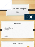 SQL For Data Analysis