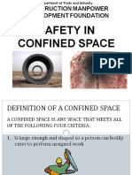 Safety in Confined Space