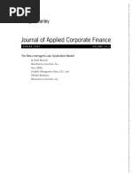 J Applied Corp Finance - 2005 - Barnish - THE NEW LEVERAGED LOAN SYNDICATION MARKET