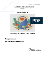 "Aprendiendo A Sentir: Proyecto 4