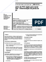 NBR 11307 MB 3216 - Registro de PVC Rigido para Ramal Predial - Determinacao Da Perda de Carga