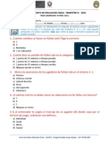 Examen Educacion Fisica - Futbol Sala - 2022