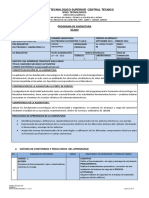 Syllabus Electricidad III