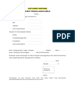 Format Untuk Pelamar PSC