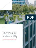 JLL - The Value of Sustainability