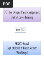 Dengue-Malaria TOT For Doctors 2022 District Dengue PPT