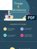 Medication Dosage and Calculations