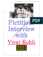 Fictitious Interview With Virat Kohli 2021