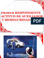 Primer Respondiente en Primeros Auxilios